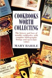 Front cover of Cookbooks worth collecting by Unknown