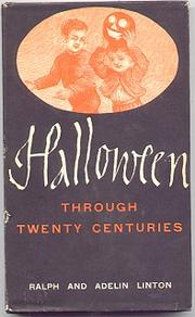 Cover of: Halloween through twenty centuries by Ralph Linton