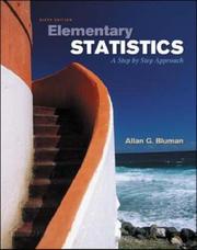 Cover of: Elementary Statistics by Allan G. Bluman, Allan G. Bluman