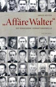 Cover of: Affäre Walter by Enrico Heitzer