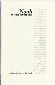 Cover of: Noah by the Numbers: Calendrical Clues in the Flood