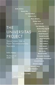 Cover of: The Universitas Project by Jean Baudrillard, Gillo Dorfles