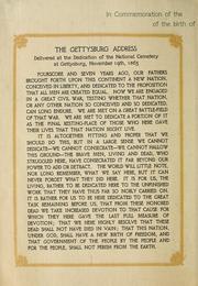 Cover of: Gettysburg address by Abraham Lincoln