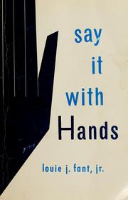 Cover of: Say it with hands