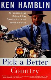 Cover of: Pick a better country by Ken Hamblin