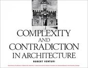 Cover of: Robert Venturi: Complexity and Contradiction in Architecture