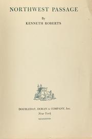 Cover of: Northwest passage by Roberts, Kenneth Lewis