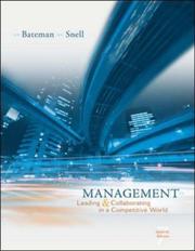 Cover of: Management by Thomas S. Bateman, Scott A Snell