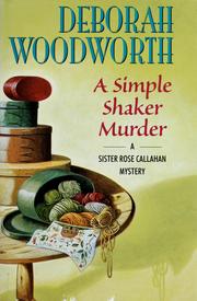 A simple Shaker murder by Deborah Woodworth