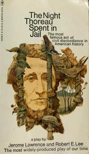 Cover of: The night Thoreau spent in jail: a play