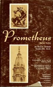 Cover of: Prometheus (bound) by [edited] by Paul Todd Makler.