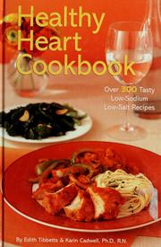 Cover of: Healthy heart cookbook