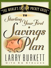 Cover of: World's Easiest Guide To Starting Your First Savings Plan