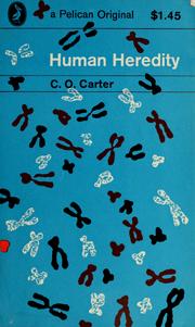 Cover of: Human heredity. by C. O. Carter, C. O. Carter