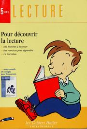 Cover of: Les cahiers: lecture Hatier