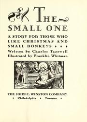 Cover of: The small one by Charles Tazewell
