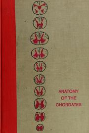 Cover of: Anatomy of the chordates