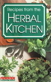 Cover of: Recipes from the herbal kitchen | Prevention Health Books