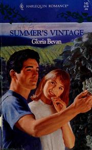 Cover of: Summer's vintage by Gloria Bevan