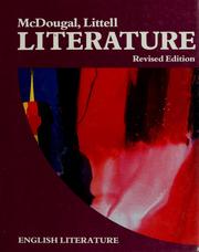 Cover of: McDougal, Littell literature: English literature