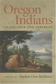 Cover of: Oregon Native Americans by [compiled by] Stephen Dow Beckham.