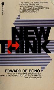 Cover of: New think by Edward de Bono