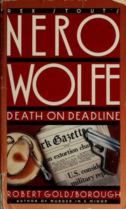 Cover of: Death on deadline by Robert Goldsborough