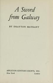 Cover of: A Sword from Galway
