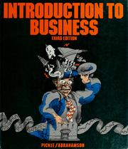 Cover of: Introduction to business by Hal B. Pickle, Hal B. Pickle