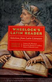 Cover of: Wheelock's Latin reader: selections from Latin literature