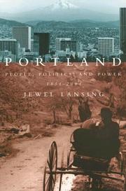 Cover of: Portland: People, Politics, And Power, 1851-2001