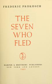 Cover of: The seven who fled