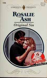Cover of: Original sin by Rosalie Ash