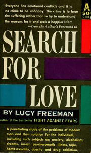 Cover of: Search for love by Lucy Freeman