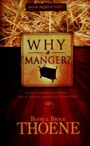 Cover of: Why a manager?