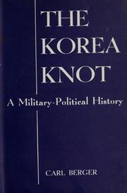 The Korea knot by Carl Berger