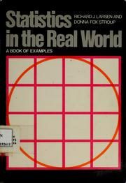 Cover of: Statistics in the real world: a book of examples