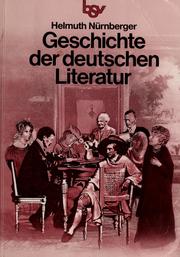 Cover of: Geschichte der deutschen Literatur. (Lernmaterialien)