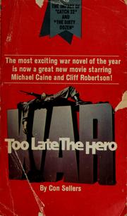 Cover of: Too late the hero.