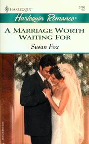 Cover of A marriage worth waiting for