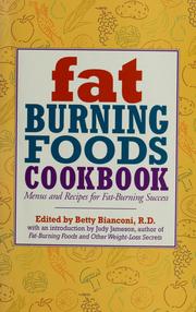 Cover of: Fat burning foods cookbook