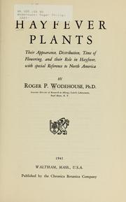Hayfever plants by Roger P. Wodehouse