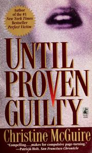 Cover of: Until proven guilty