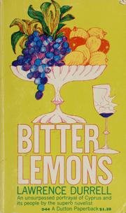 Cover of: Bitter lemons. by Lawrence Durrell