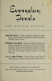 Cover of: Everyday foods by Jessie W. Harris