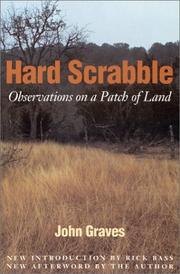 Cover of: Hard Scrabble: Observations on a Patch of Land