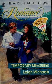Cover of: Temporary measures