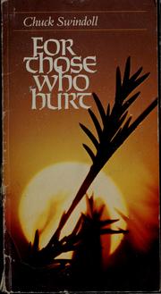 Cover of: For those who hurt