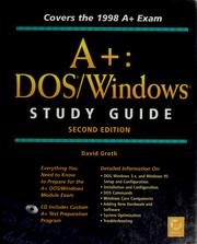 Cover of: A+ Windows/DOS study guide by David Groth