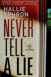 Cover of: Never tell a lie by Hallie Ephron